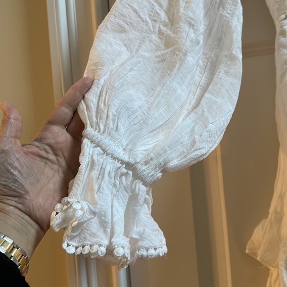 Saints+Secrets For Hello Molly Want To Warn You Dress White SzM - Picture 6 of 11